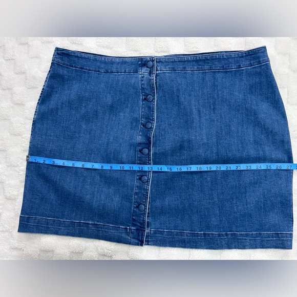 Madewell Classic Blue Denim Skirt - Picture 6 of 12